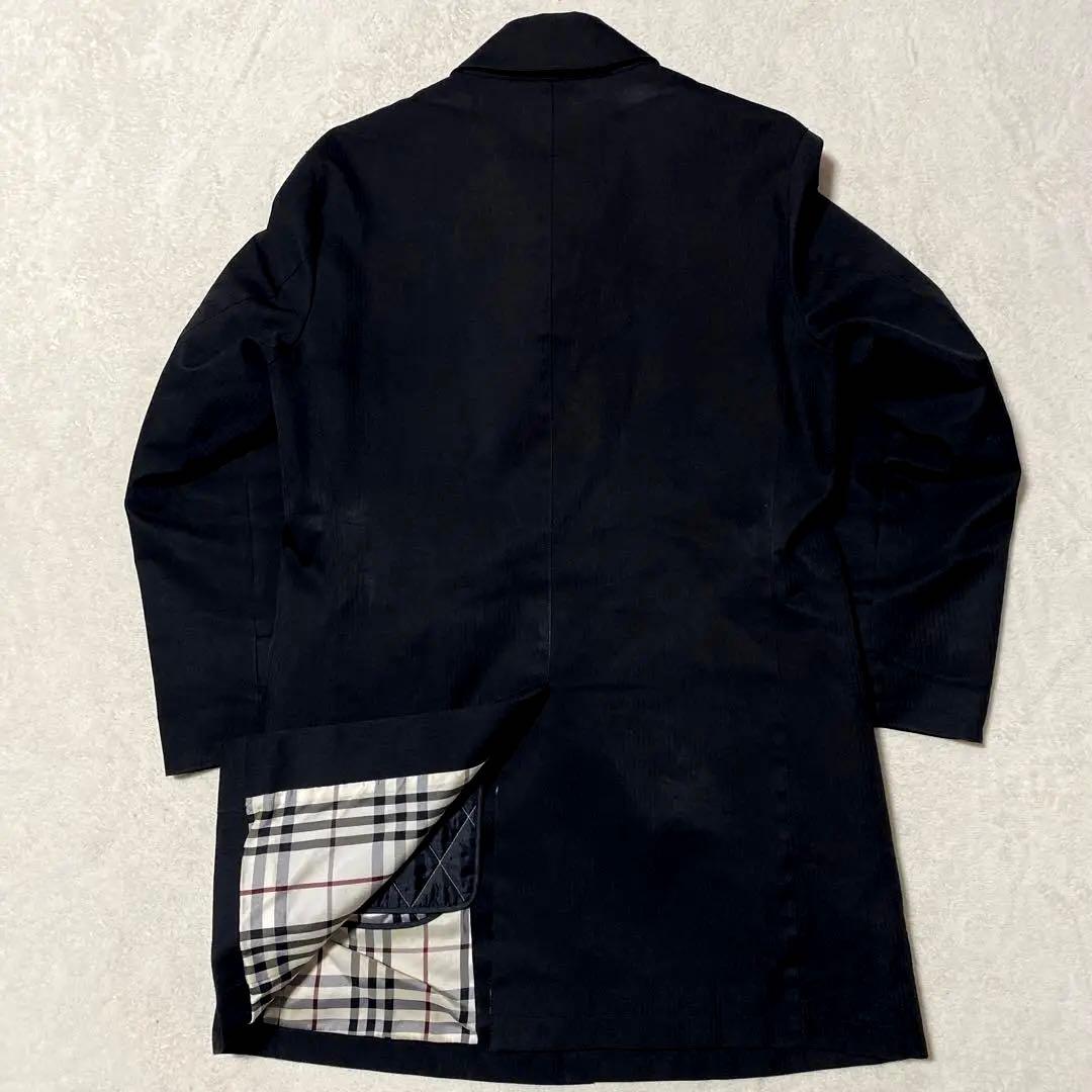 ✨訳あり✨ BURBERRY BLACK LABEL ステンカラーコート　黒