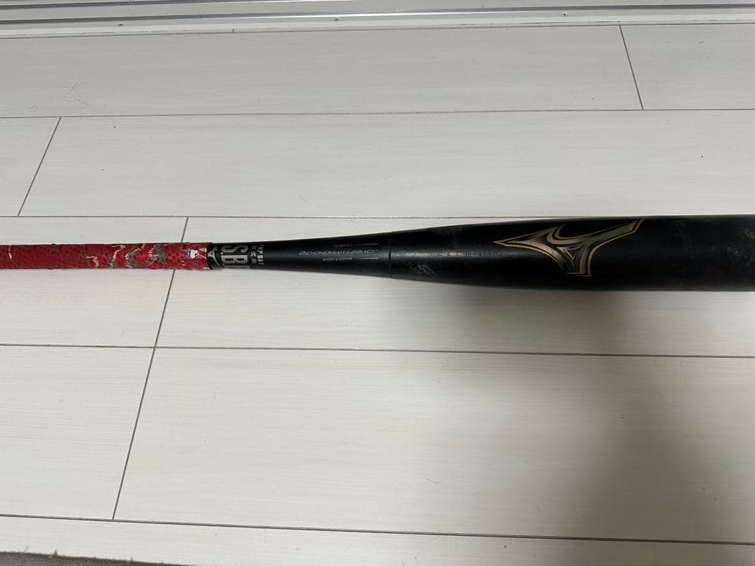 レガシー 軟式バット 黒/赤 バットケース付き