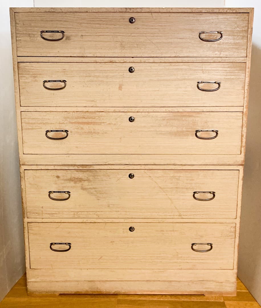 桐タンス 昭和レトロ ヴィンテージ 和箪笥  古民家 92×42×119