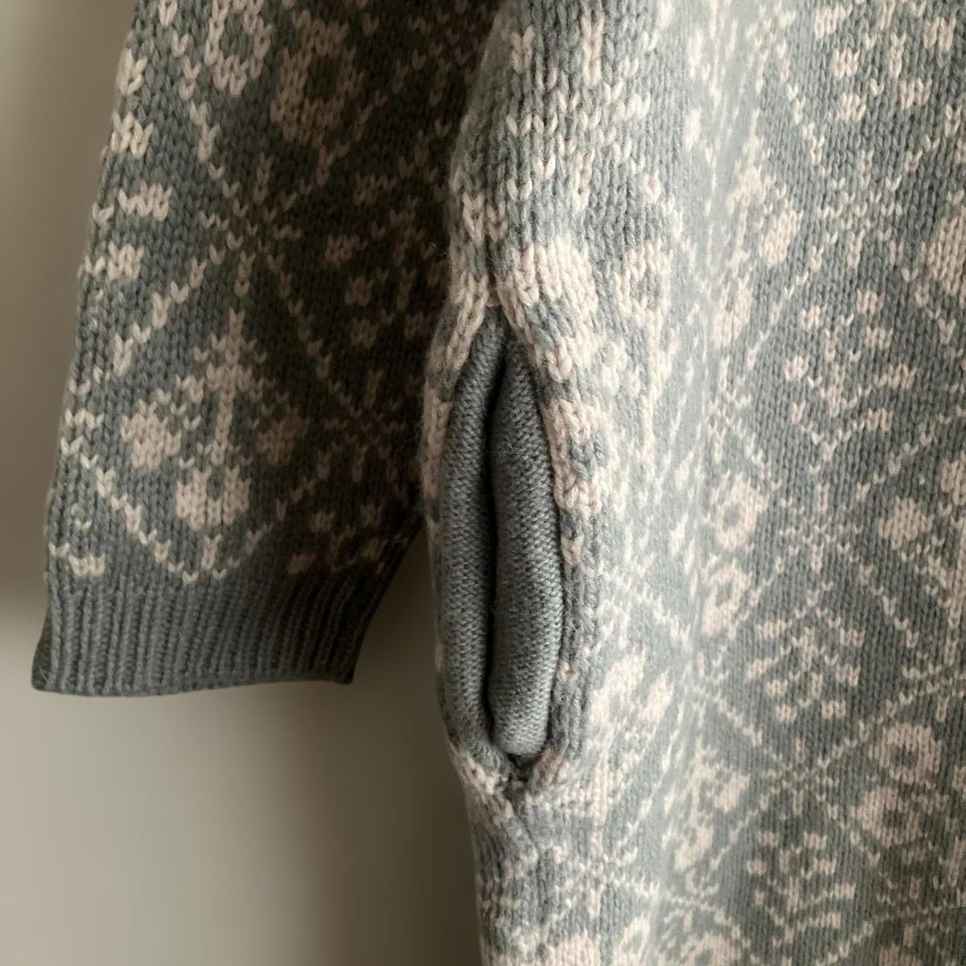 ツハル モチーフ柄 ジャカード ニット コート 新品未使用