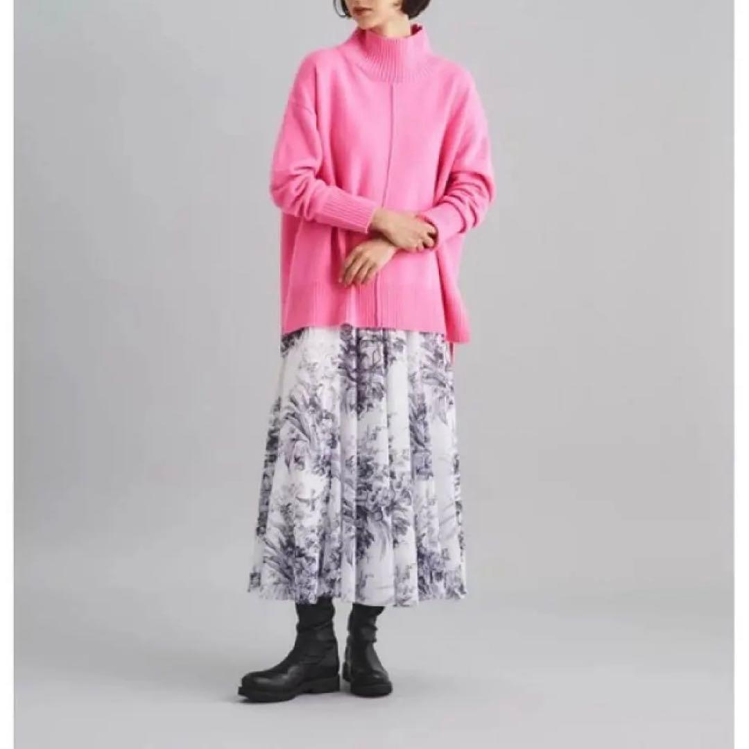 Diagramリラクシールーズニット　ピンク　 グレースコンチネンタル　タートル