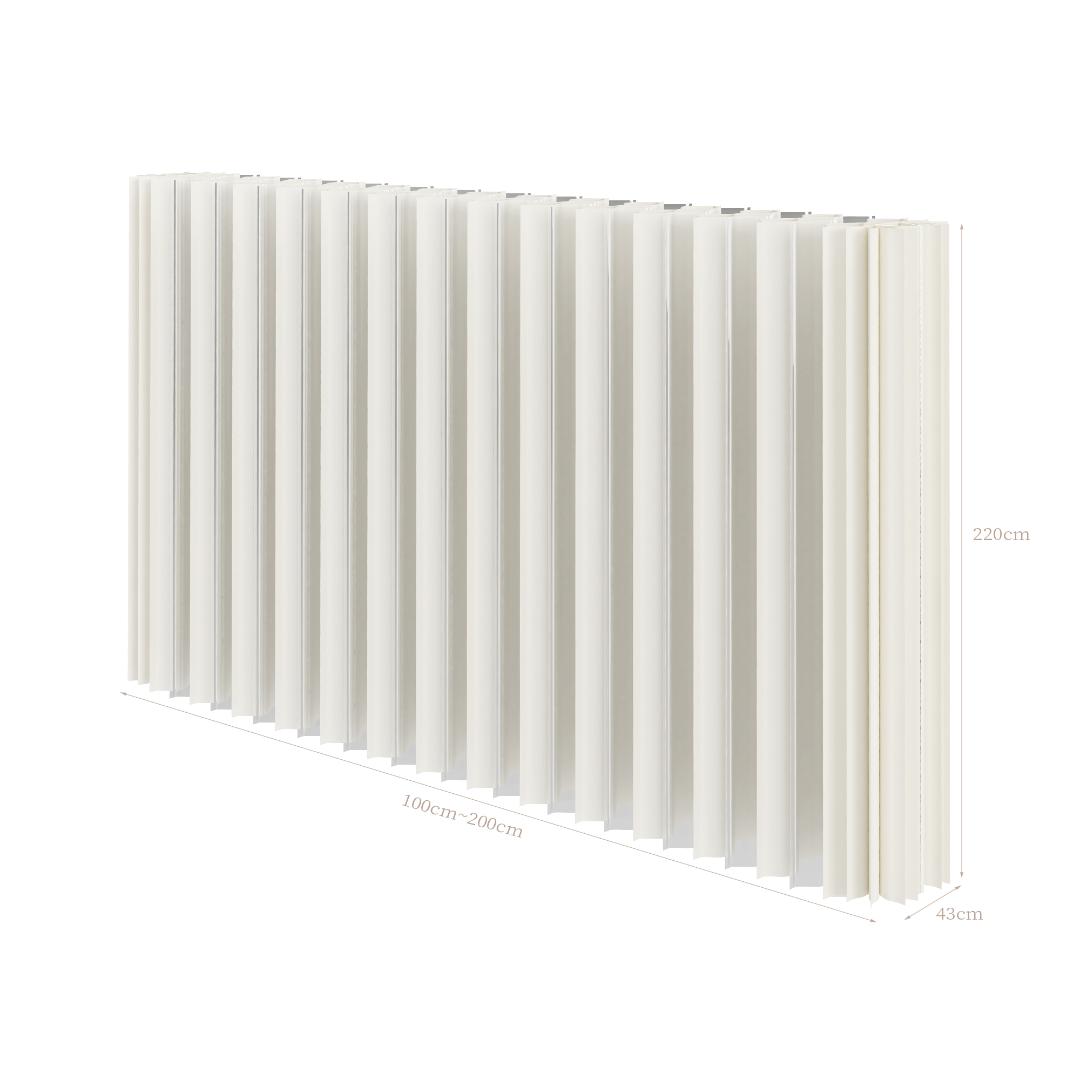 パーテーション間仕切り折り畳み式高さ2.2ｍ長さ1-2ｍ組立不要ついたて目隠し