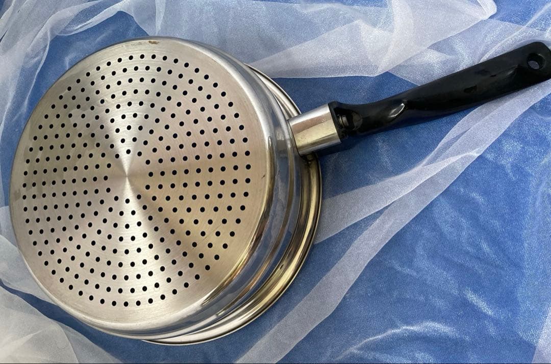 未使用 ガス火　インコア 片手鍋３コート 23cm + キャセロール+スチーマー