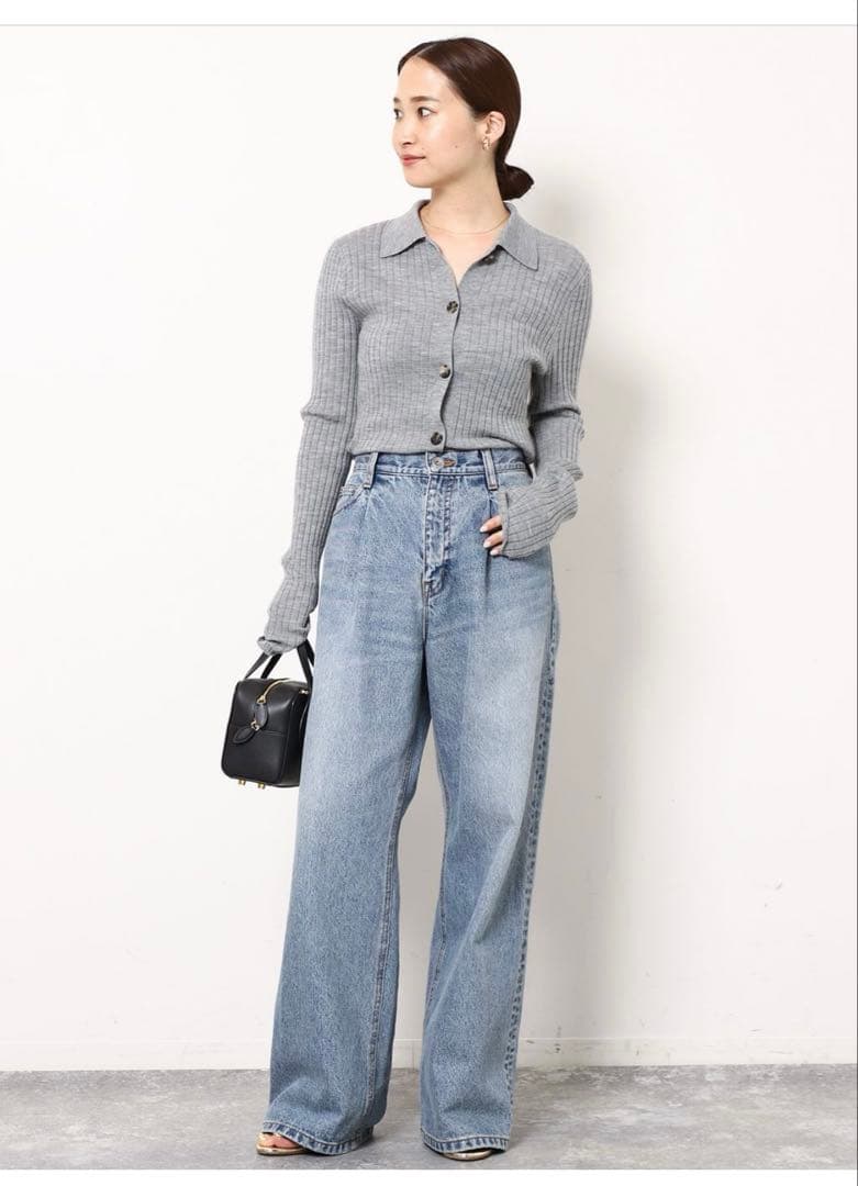 Deuxieme Classe タックバギー デニム　パンツ　2023 36