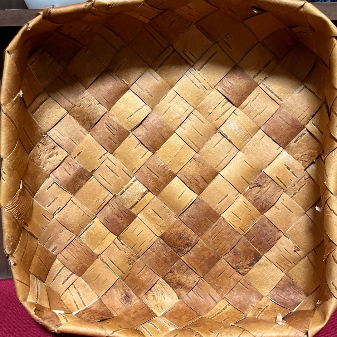 値下げ　期間限定セールGalina ガリーナ 白樺かご　フィンランド　収納