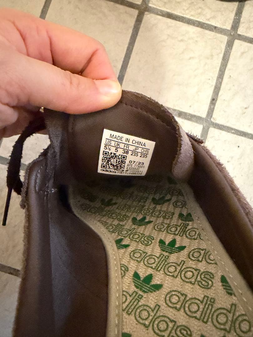 靴 adidas originals Tabacco Gruen 23.5cm