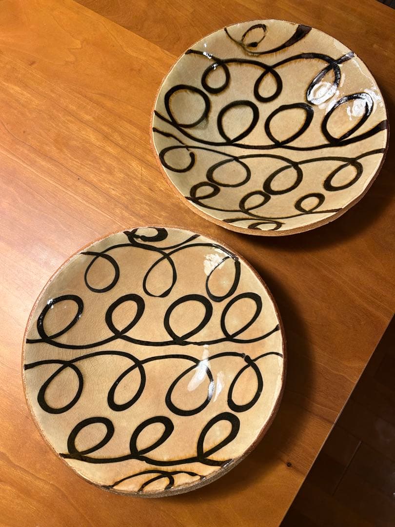 前野直史さん　くるくるスリップウェア　2点セット