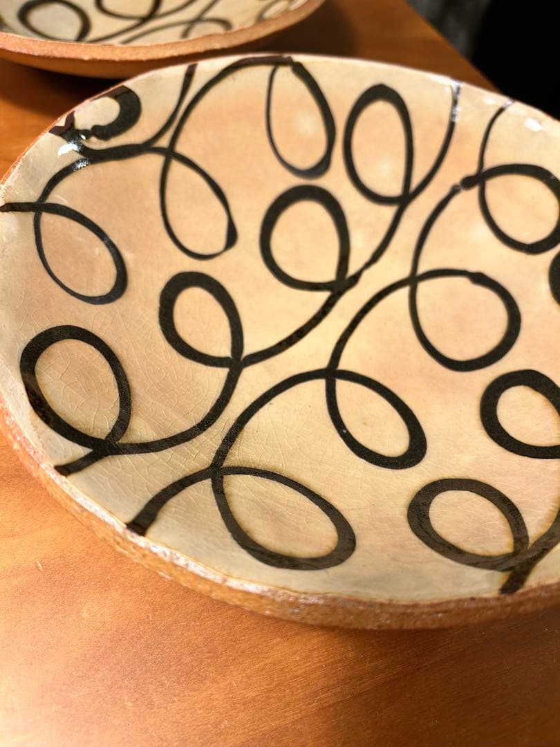 前野直史さん　くるくるスリップウェア　2点セット