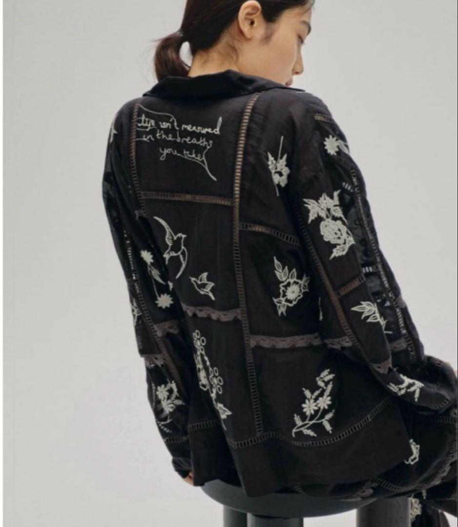 TODAYFUL トゥデイフル★ エンブロイダリーパッチワークシャツ