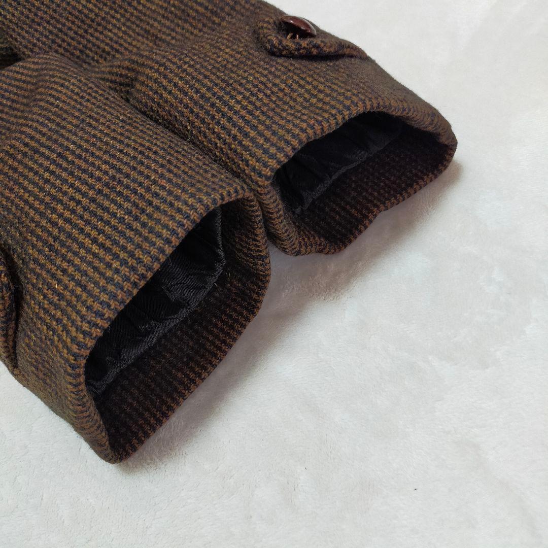60S　USA製　Lakeland　ヴィンテージ　千鳥格子柄　ステンカラーコート
