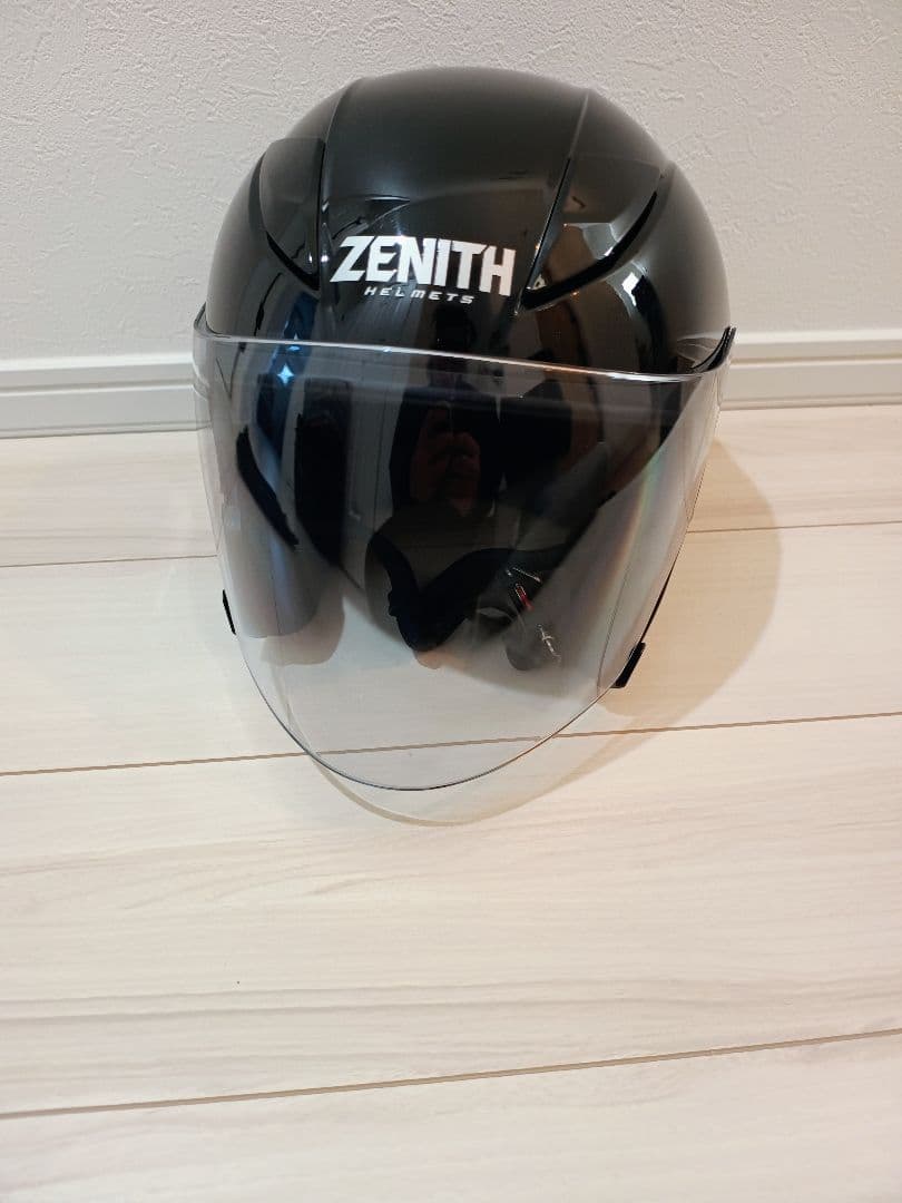 ブルーミラーシールド付 ZENITH YJ-20 ジェットヘルメット XXL