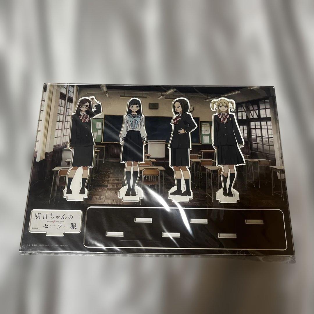 明日ちゃんのセーラー服　アクスタ•アクリルボード・dvd(1〜4）