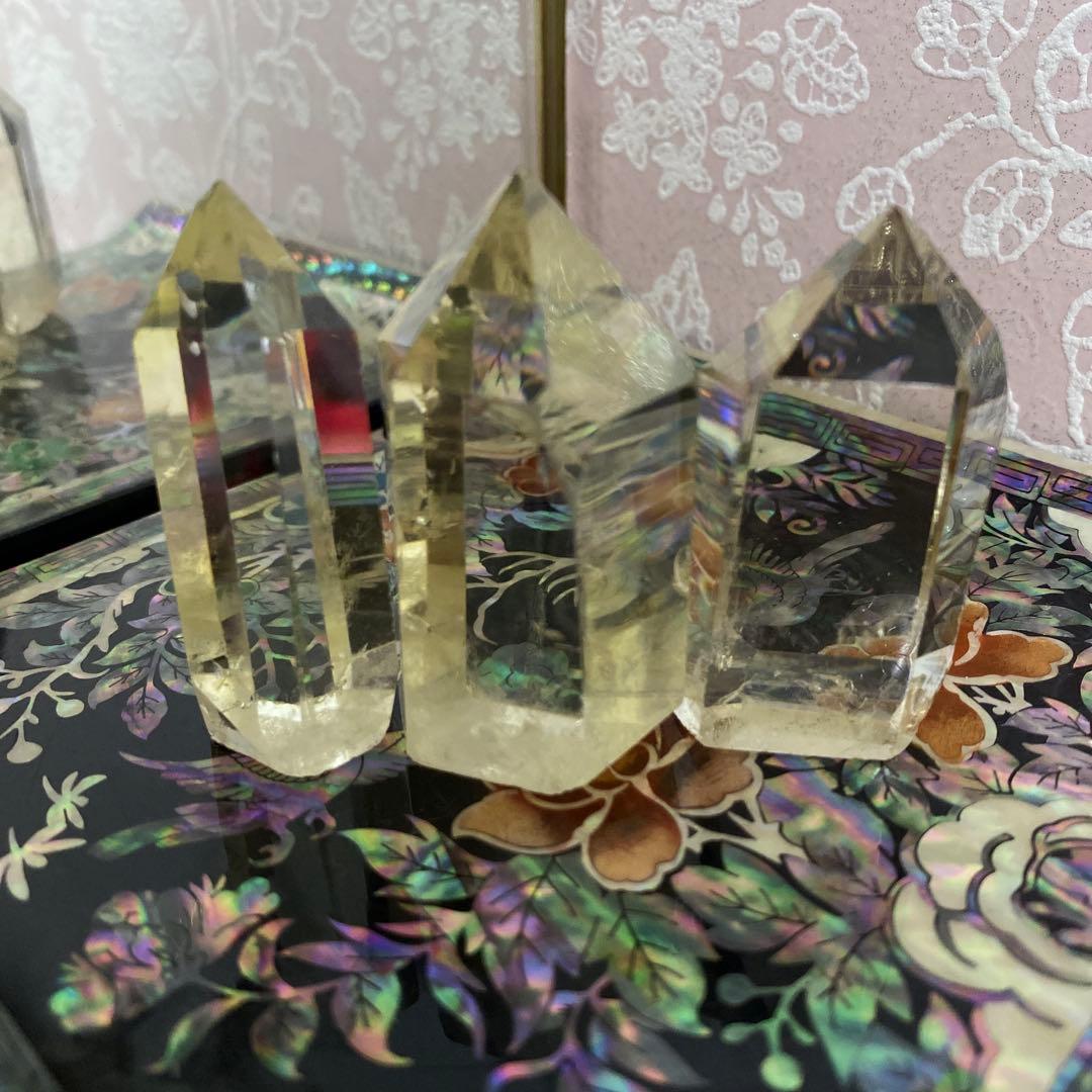 繁栄と富貴 ✨✨希少天然シトリン水晶セットＢ