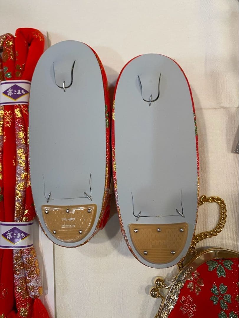 七五三　5歳　子供服　七五三衣装セット 赤と金