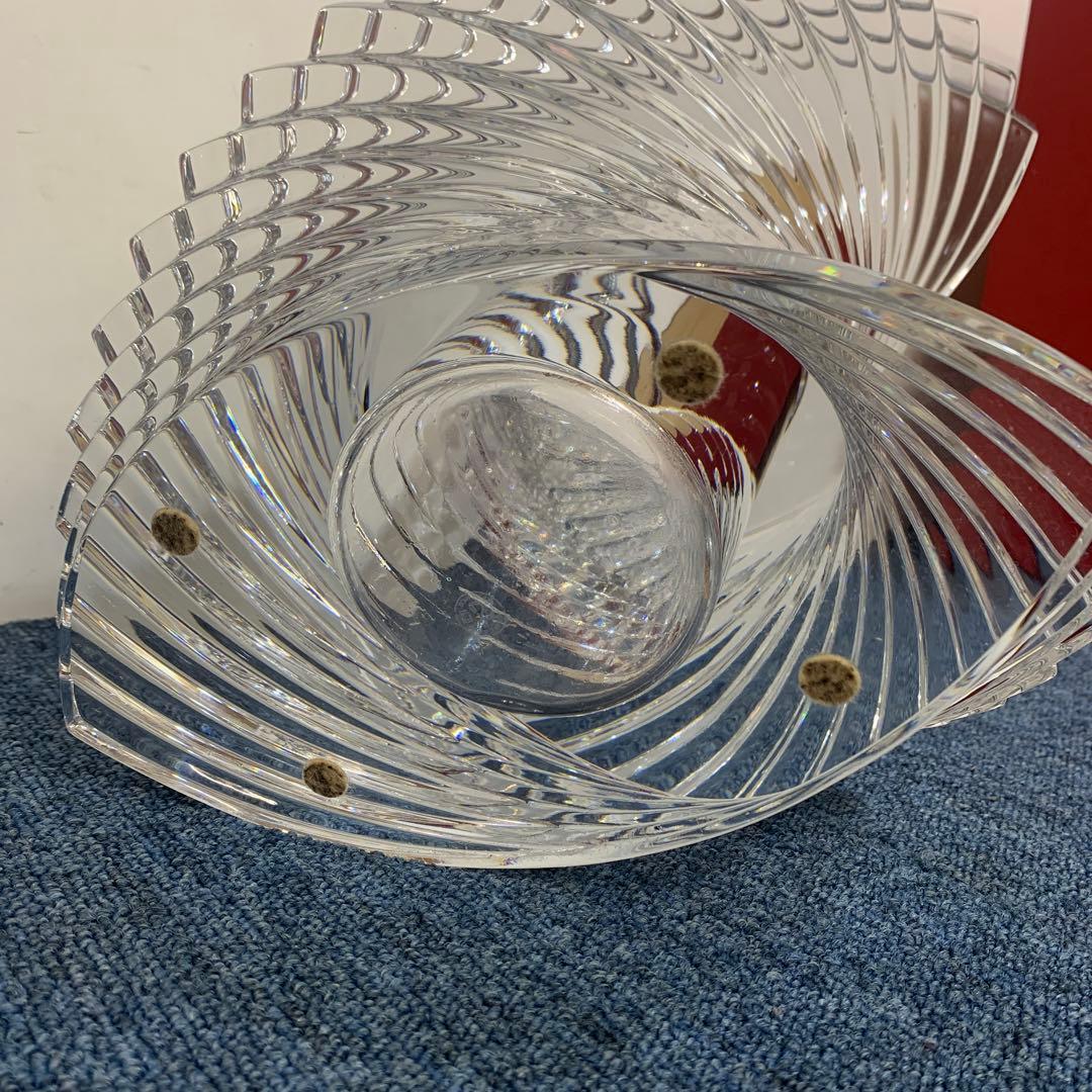 Baccarat バカラ twistツイスト ベース 花瓶 Lサイズ 23cm