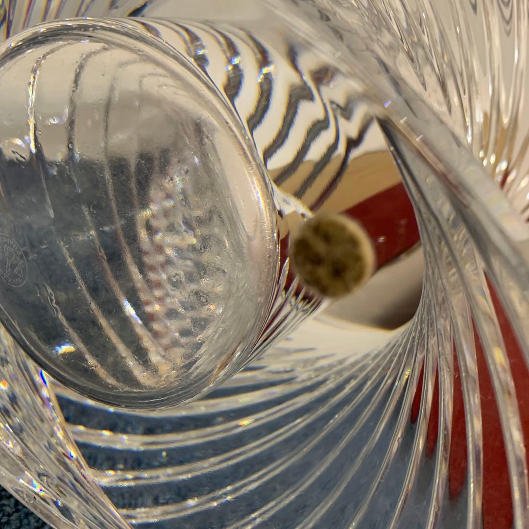 Baccarat バカラ twistツイスト ベース 花瓶 Lサイズ 23cm
