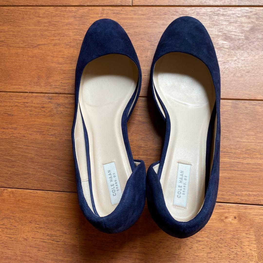カムイさん専用Cole Haan ネイビー スエード ハイヒール・パンプス