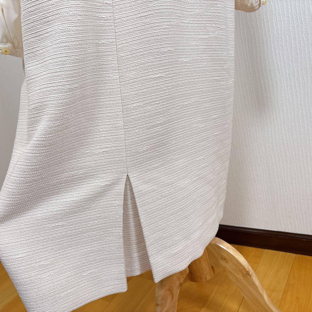 LEILIAN 切替ワンピース 17+ フォーマル セレモニー レリアン 異素材