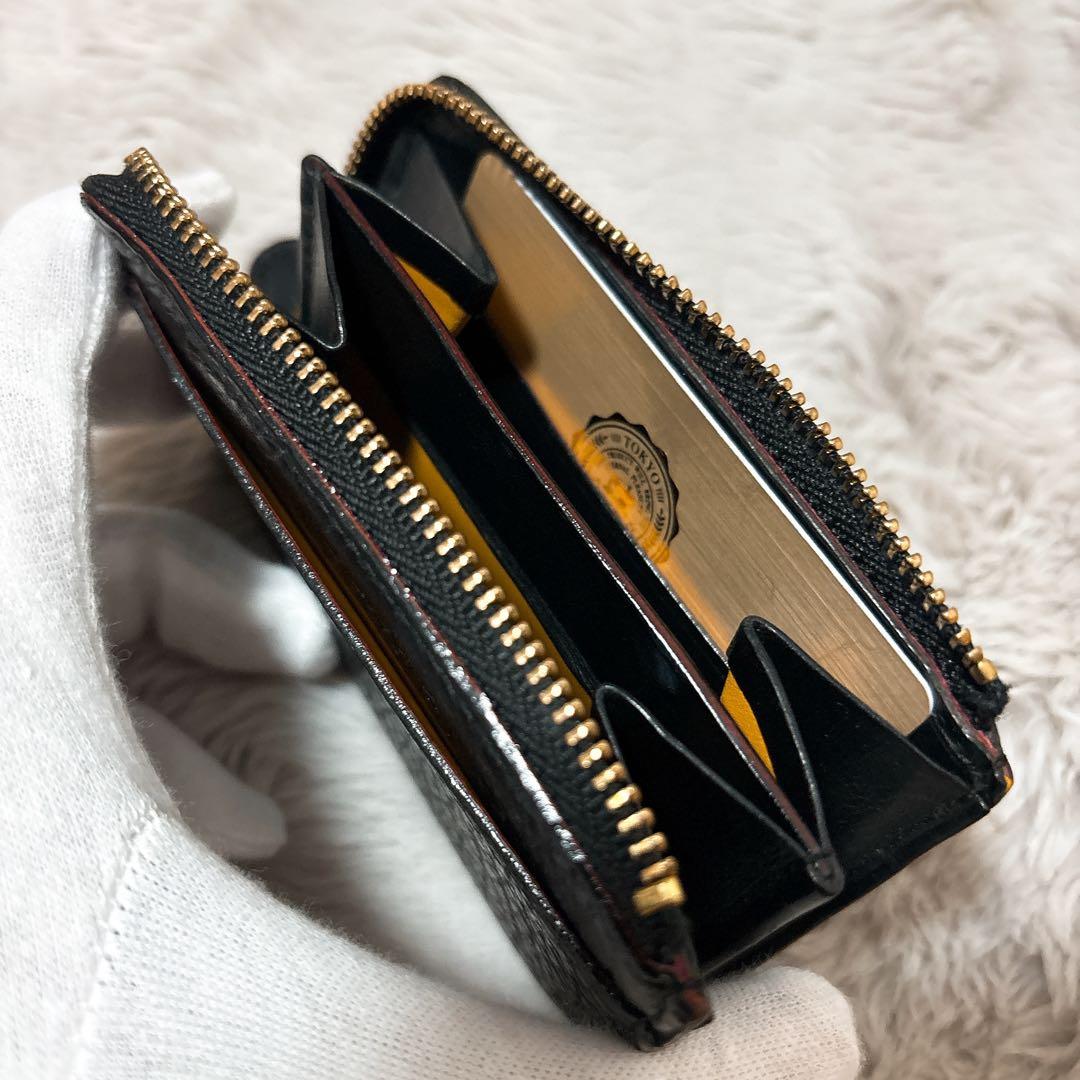 GANZO KESEMA ケース 財布 サメ革 シャークスキン