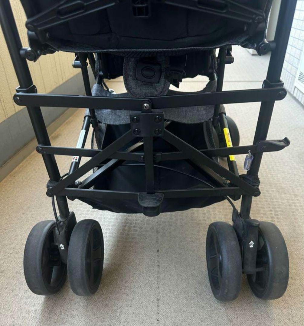 Duo シティHOPⅡ グレー 2人乗りベビーカー