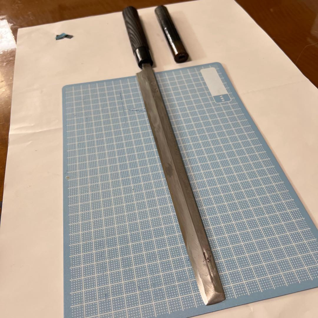 蛸引き包丁　尺　玄磨　本霞