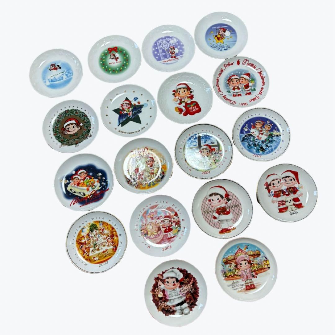 【値段交渉可】ペコちゃん クリスマスプレート 1991〜2008年