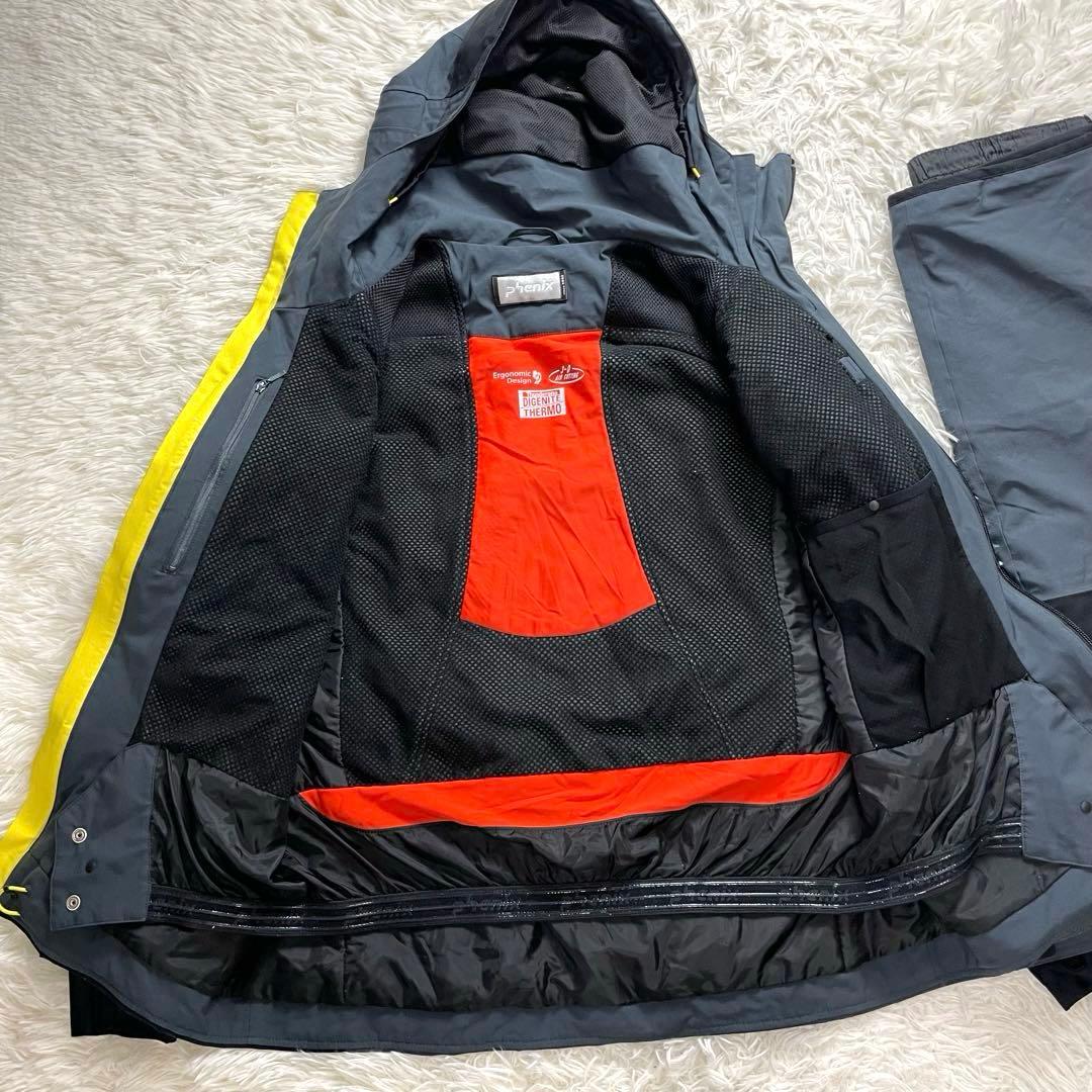 高性能✨フェニックス スキーウェア 上下 デモチーム スノボ メンズ XL 黒