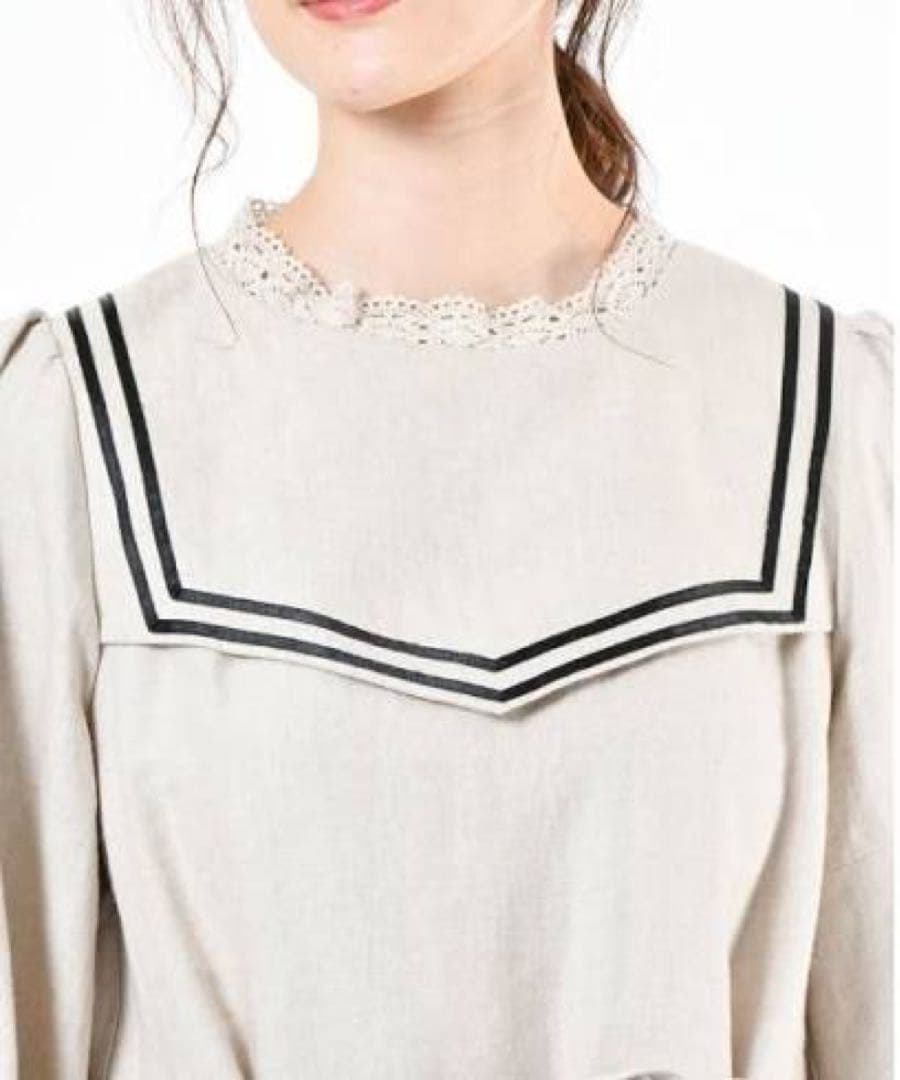 【月末限定価格】フランシュリッペ　おとなのセーラーワンピース