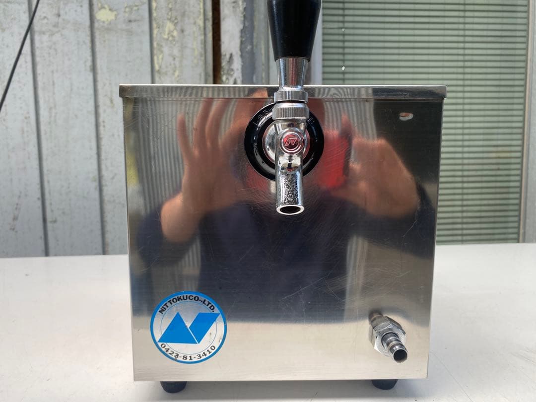 氷冷式生ビールサーバー　洗浄樽付　ニットクHP-1S