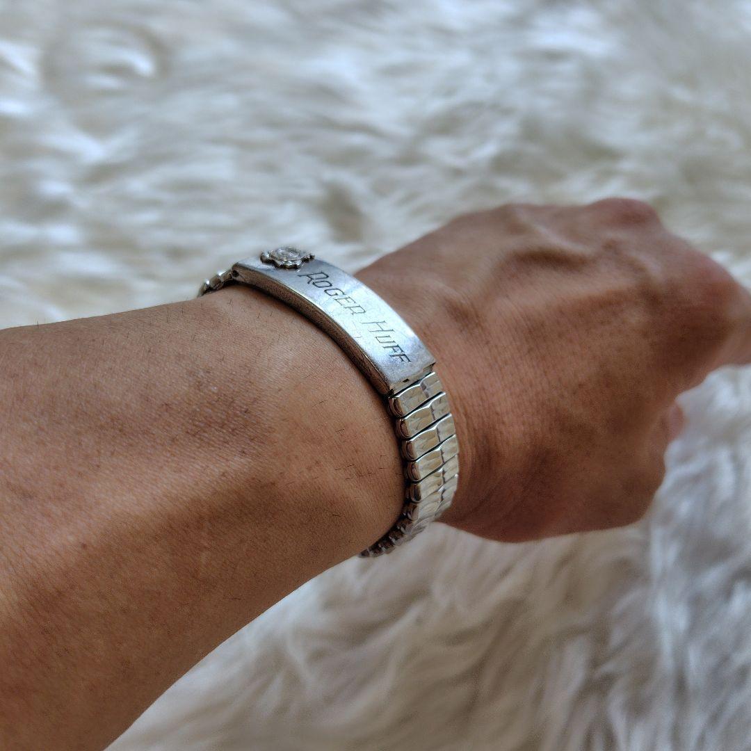 ブルーベア✨40s✨アメリカ軍★沿岸警備隊★ID ブ★シルバー★19cm