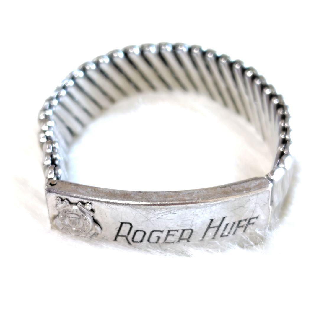 ブルーベア✨40s✨アメリカ軍★沿岸警備隊★ID ブ★シルバー★19cm