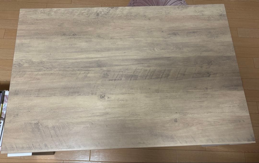 【匿名・直接受取選択可】シンプル木製こたつ 白　リビングこたつ　ニトリ