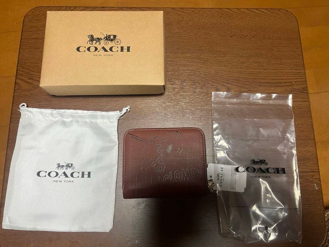 コーチ COACH X PEANUTS エッセンシャル ビルフォールド 折財布