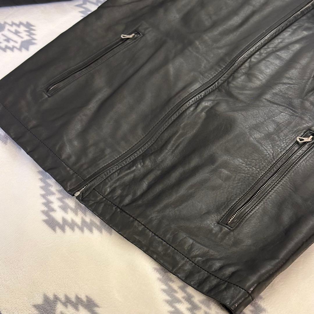 Paul Smith ポールスミス レザージャケット 黒 M シングルライダース