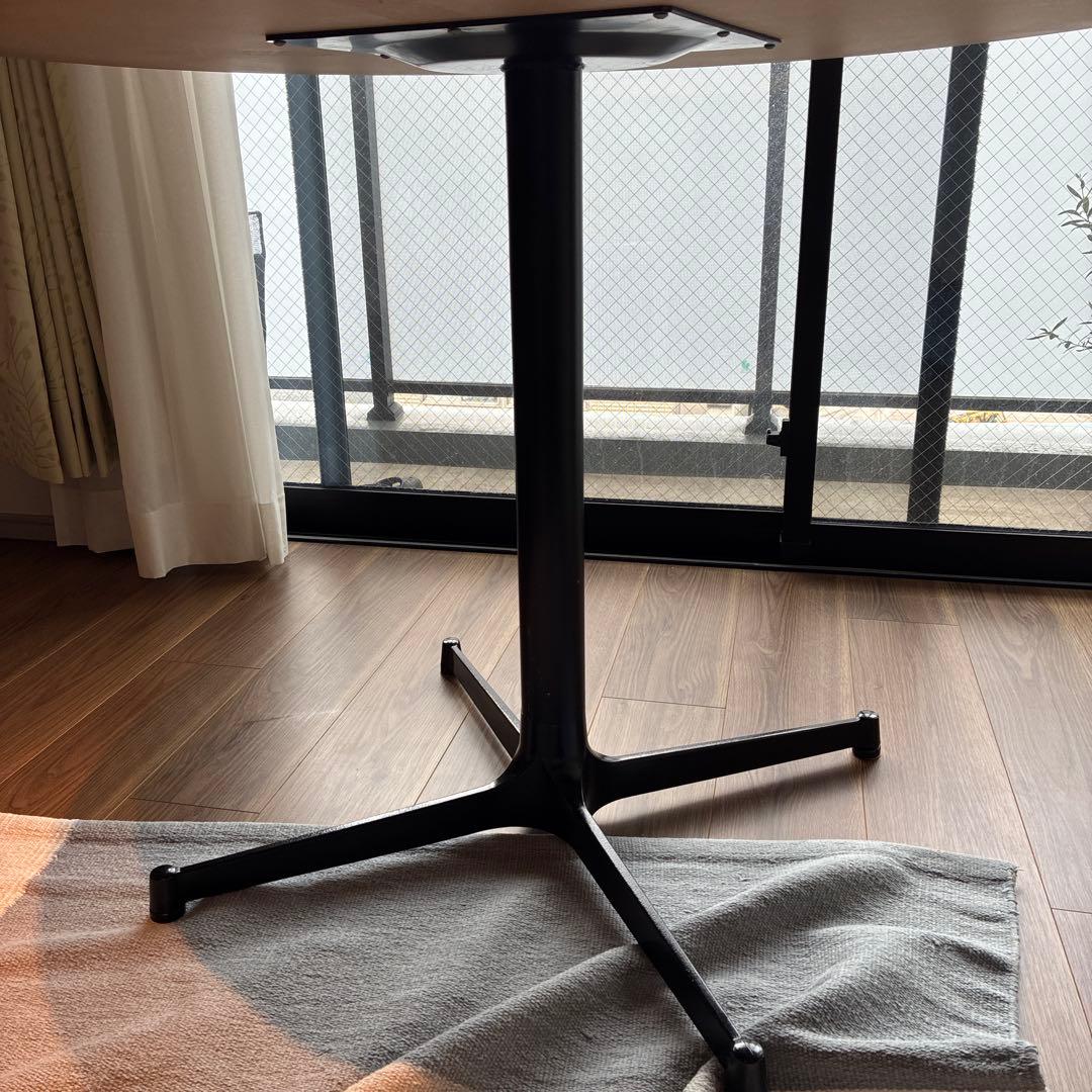 円形ダイニングテーブル 90cm ナチュラルウッド