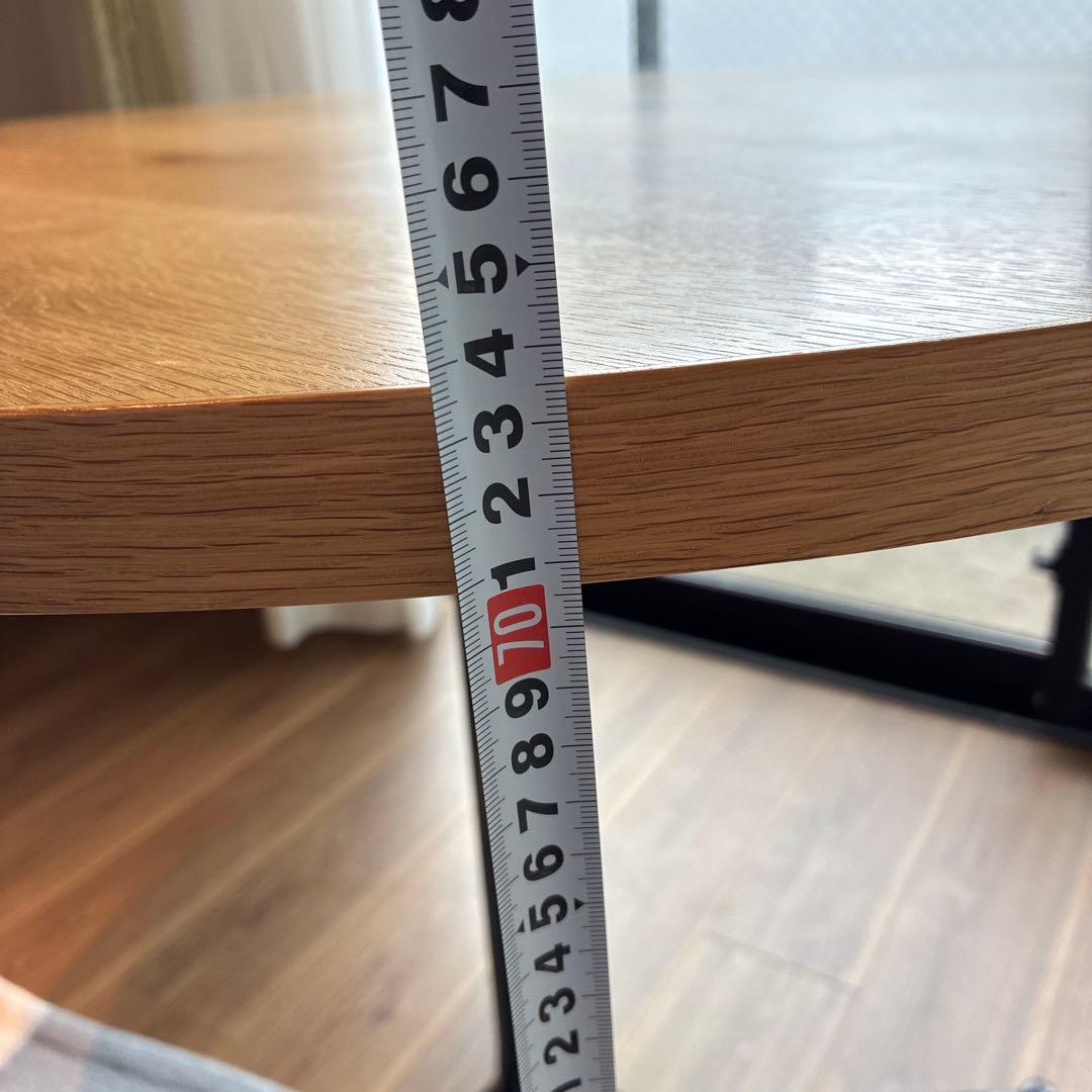 円形ダイニングテーブル 90cm ナチュラルウッド