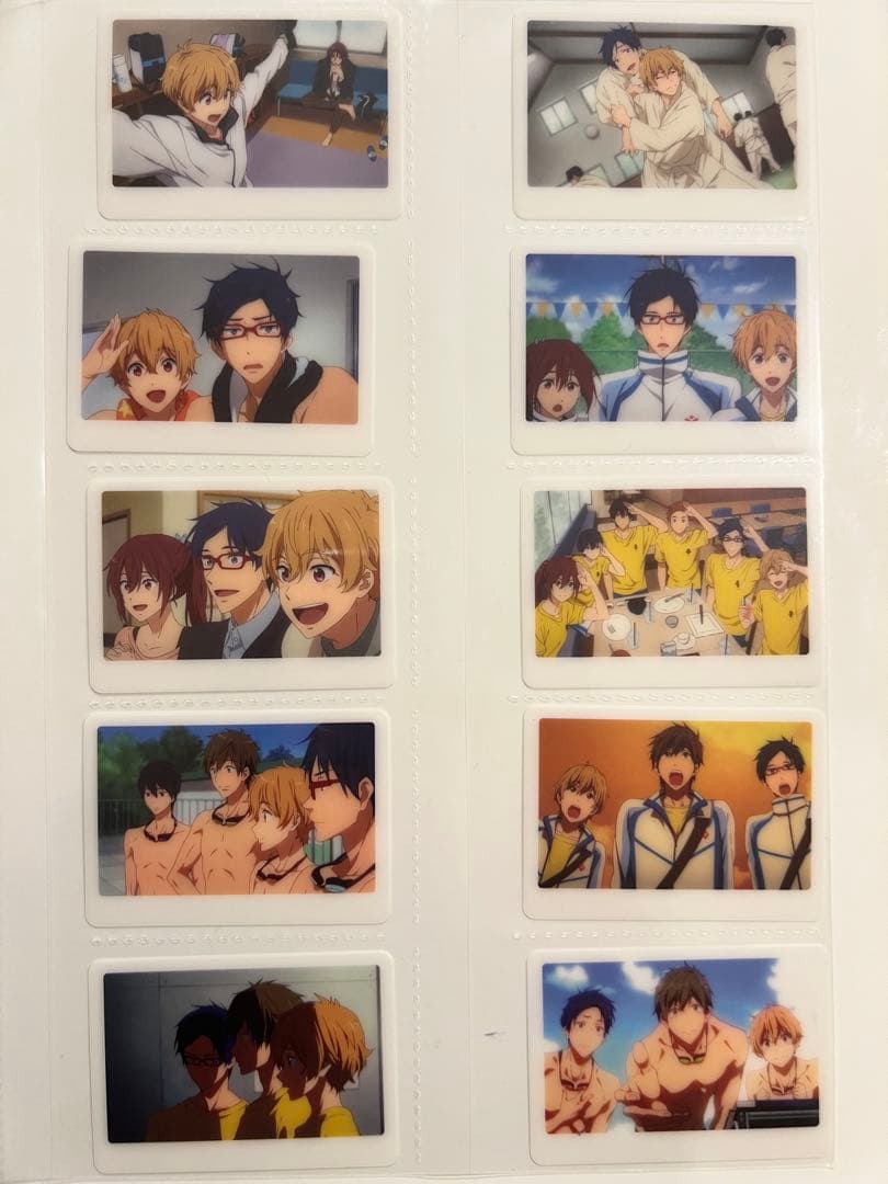 【170枚まとめ売り】Free! ミニフォトカード、クリアカード