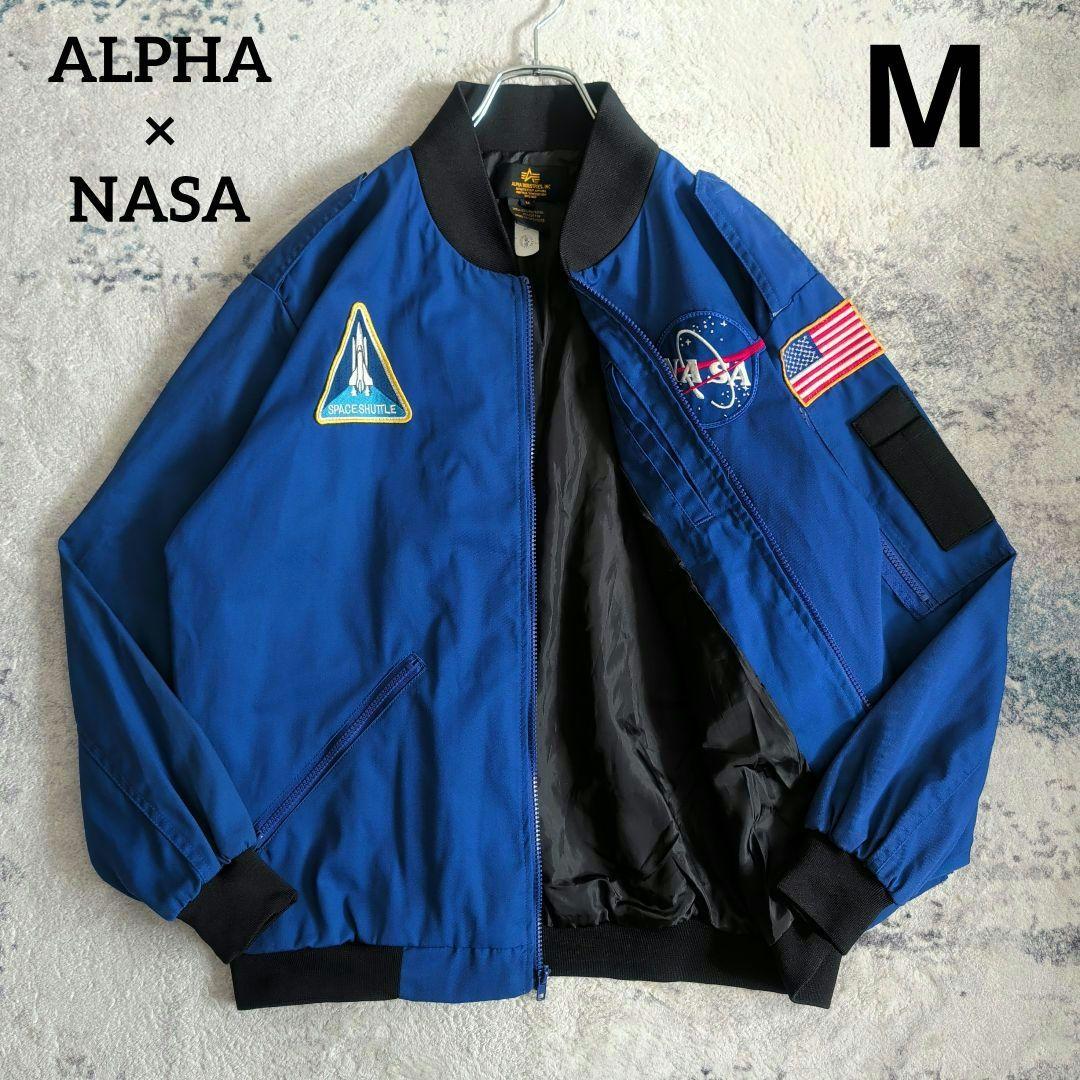 ALPHA × NASA MA-1型 フライトジャケット ボンバージャケット M