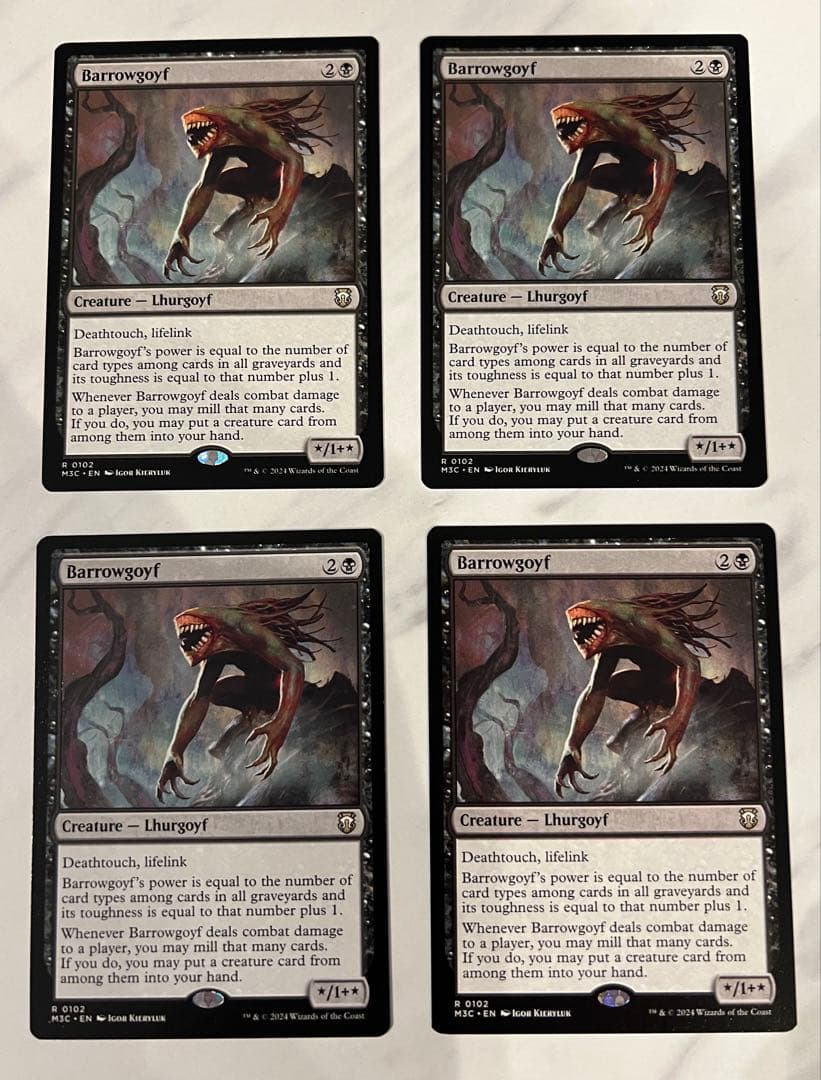 バロウゴイフ　4枚　mtg