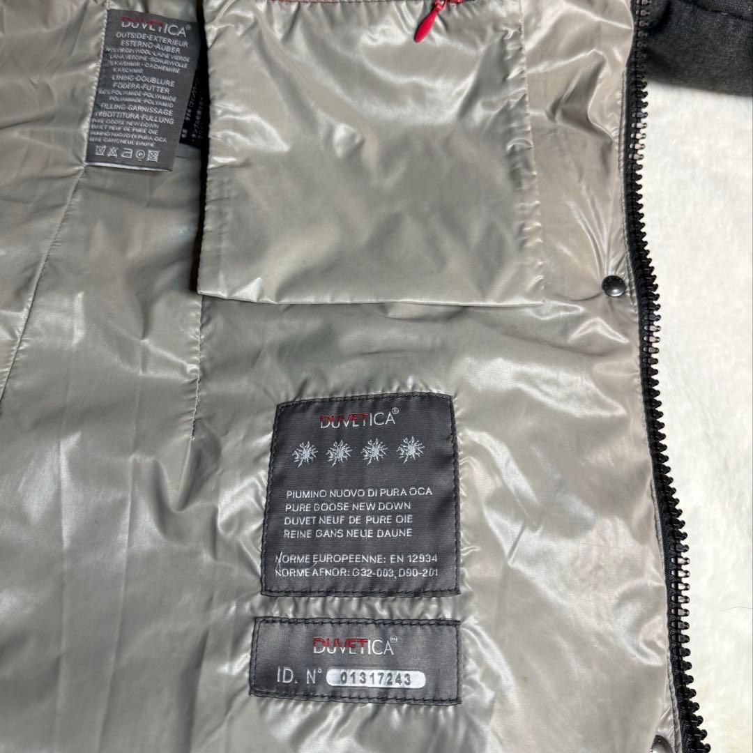 DUVETICA/デュベティカ ダウンロング カシミヤ ラクーンファー脱着