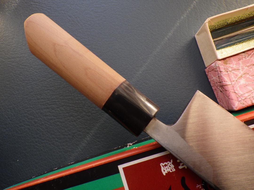 日本橋/木屋★イヅツキ・鰻サキ包丁刃渡180ｍｍアゴ★黒檀目打ち付属★白鋼