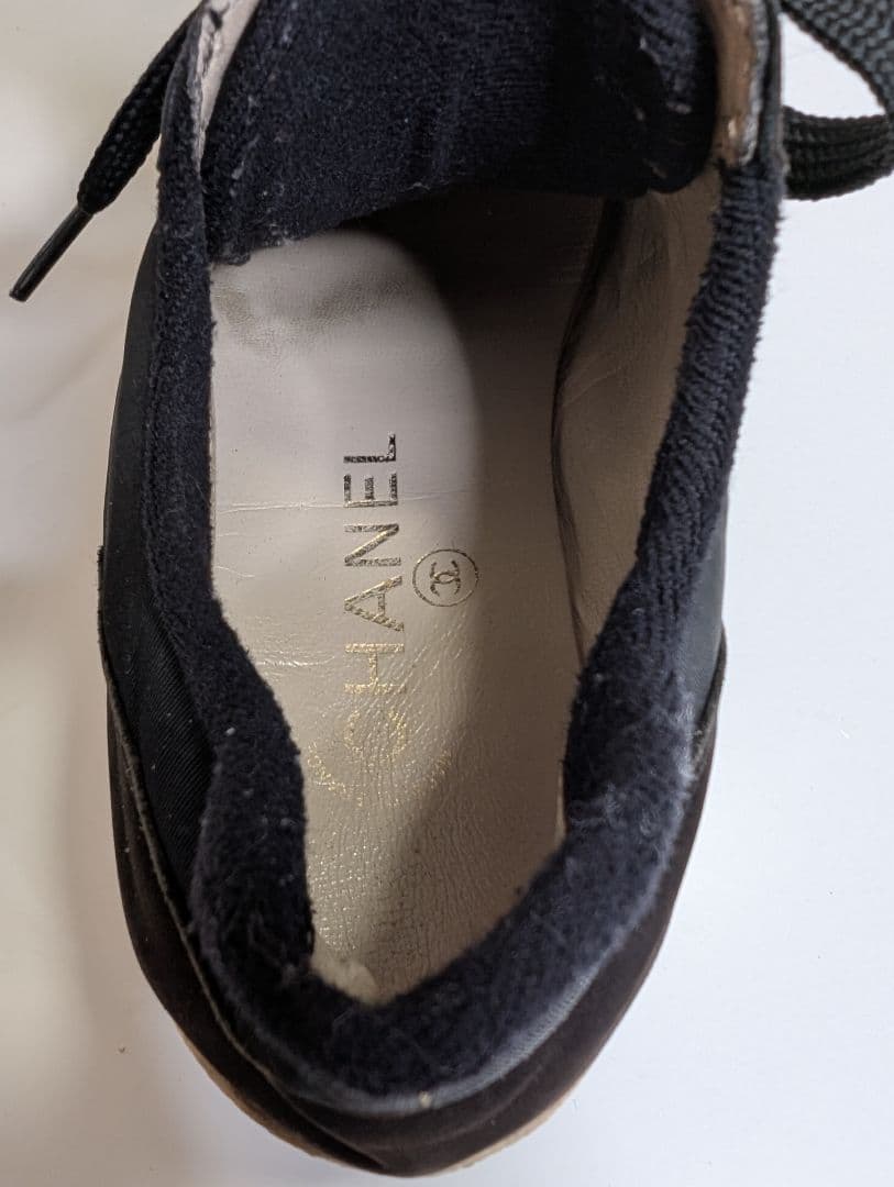 tmk826　CHANEL（シャネル）ココマーク スエード スニーカー