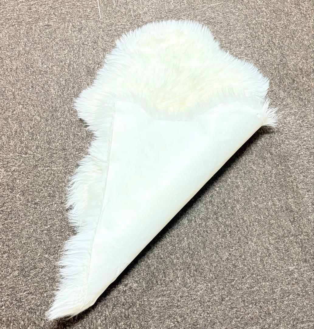 新品 シープスキンオーストリア天然毛皮 ム一トンフリースウールラグ 高級