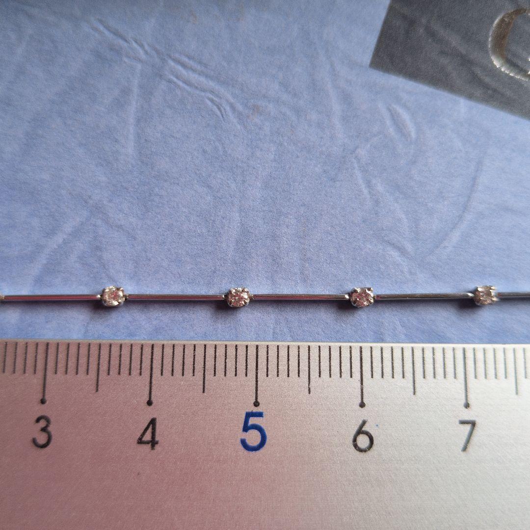 k18WGダイヤモンドブレスレット