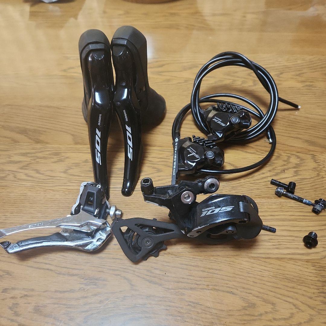 Shimano 105 コンポセット 12速r7120 r7100 fdなし