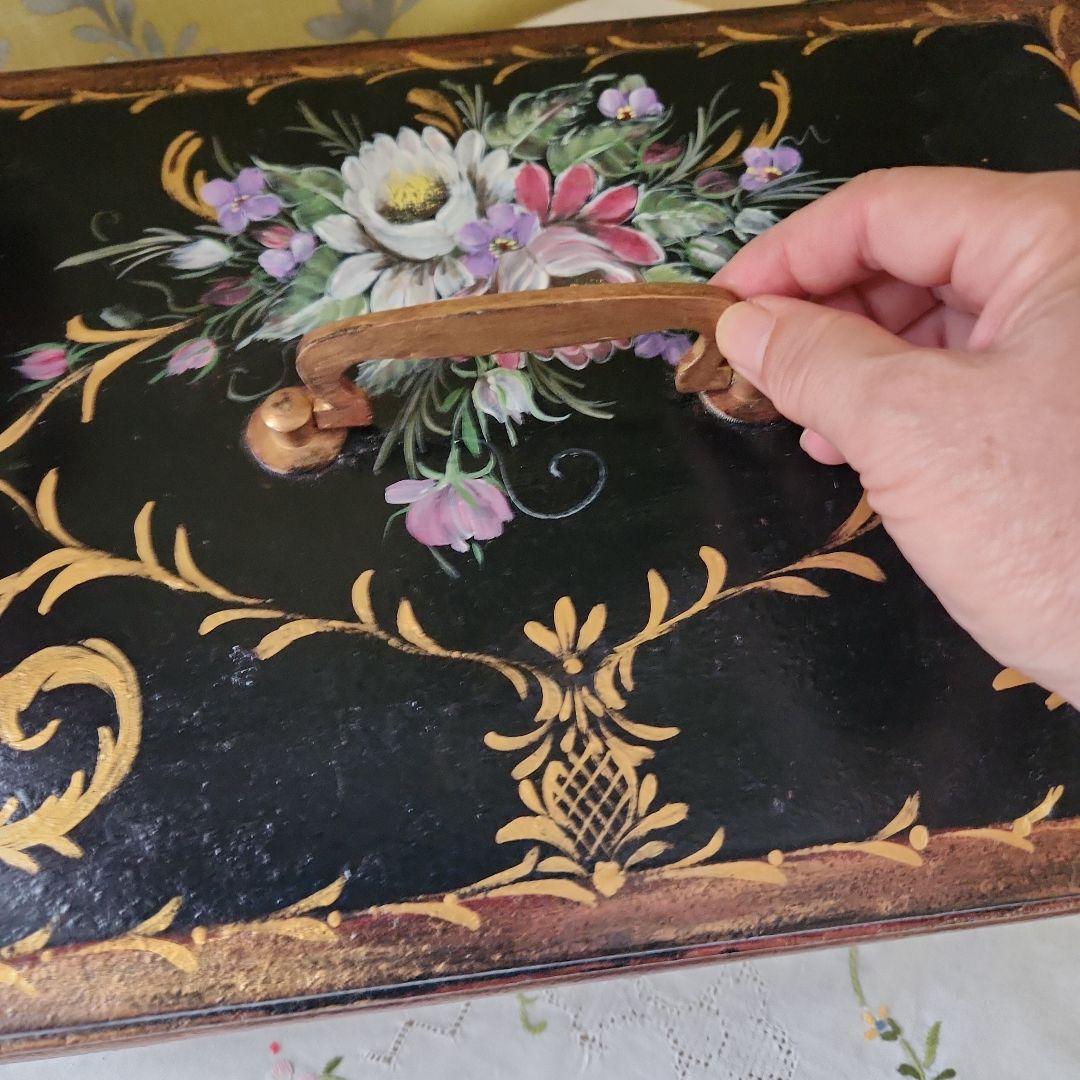 昭和レトロ手提げ金庫　リメイク 金庫でもアクセサリー入れでも<売り切り激安出品>