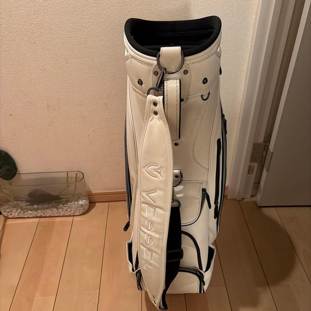 Vessel ゴルフバッグ・LUX CART 9型 ホワイト