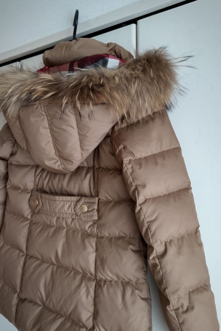 まめのきさま専用☆ブルーレーベルクレストブリッジ☆ファ付ショートダウンコート36