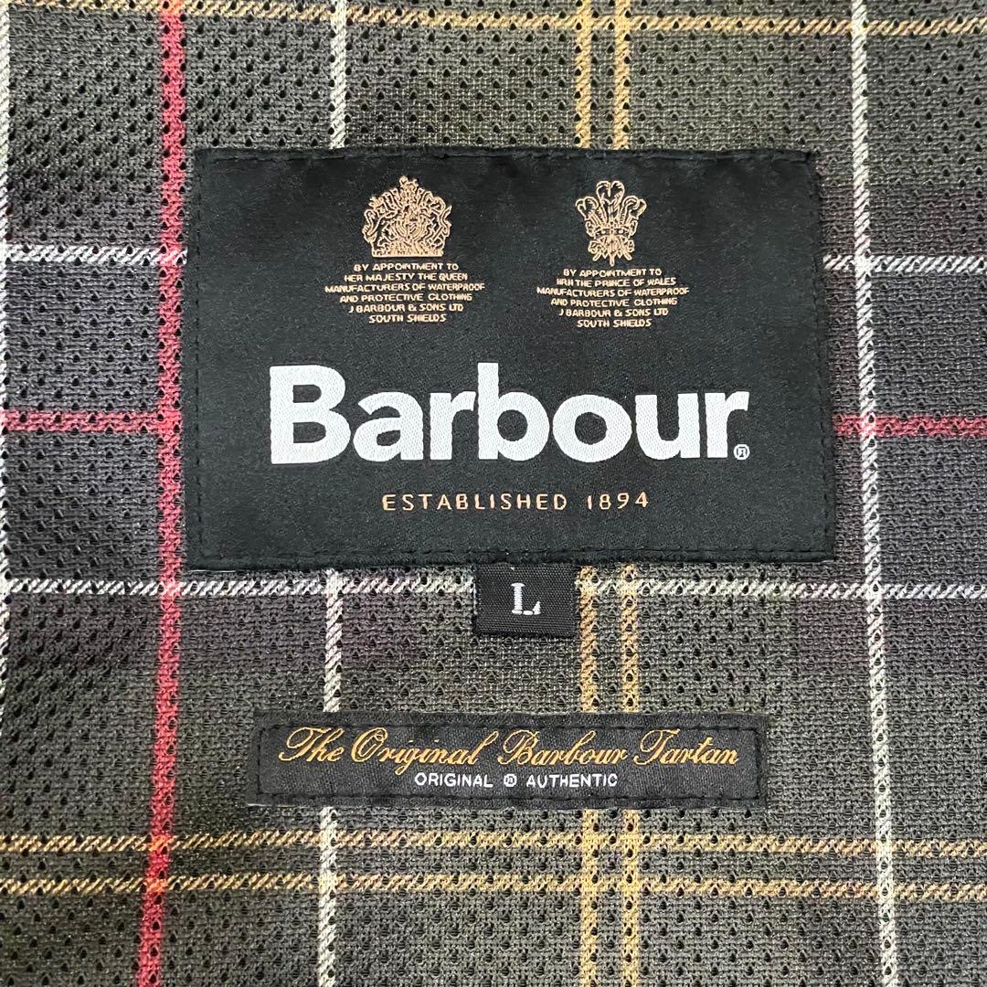 バブアー　SPEY スペイ ピーチスキン　サイズL グリーン系