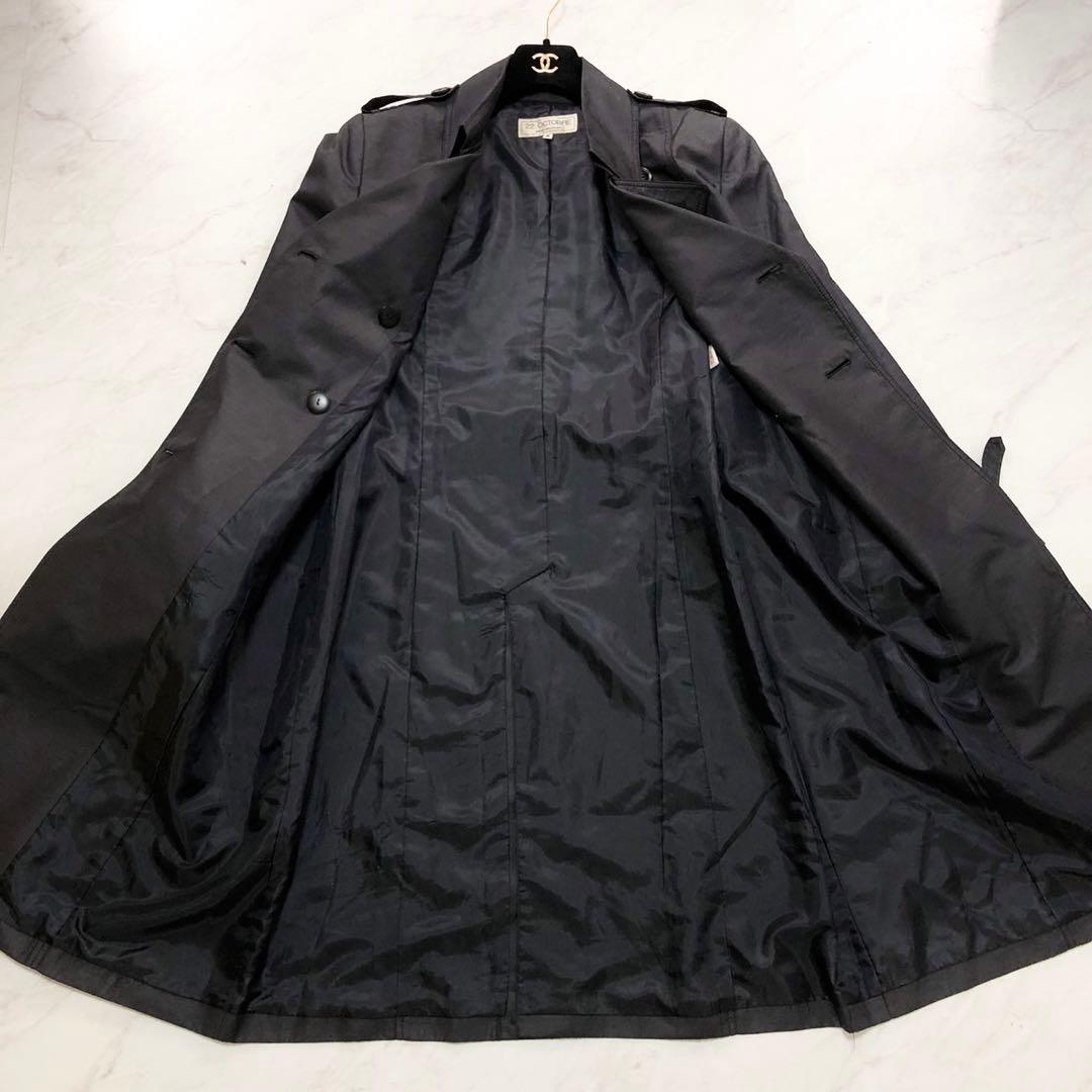 極美品✨3XL 大きいサイズ 22OCTOBRE ベルト トレンチコート 46